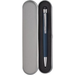 Penne personalizzate, touch pen, blu, ABS, alluminio, 71,8 x 3,8 x 1,9 cm