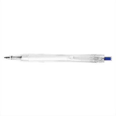 Penne personalizzate rPET, blu scuro, RPET, Ø1 x 14,3 cm