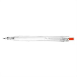 Penne personalizzate rPET, arancione, RPET, Ø1 x 14,3 cm