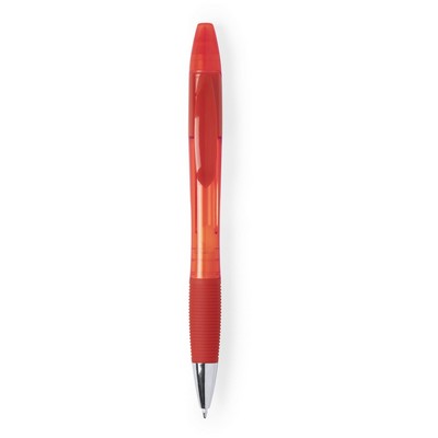 Penne personalizzate con evidenziatore, rosso, ABS, Ø1,3 x 15 cm