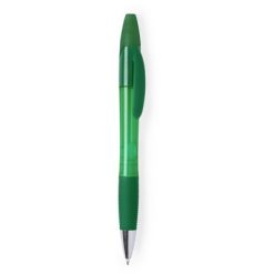 Penne personalizzate con evidenziatore, verde, ABS, Ø1,3 x 15 cm