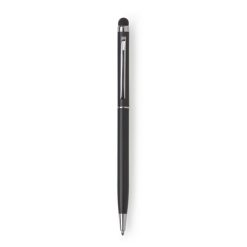 Penne personalizzate, touch pen, nero, metallo, Ø0,7 x 13,8 cm