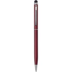 Penne personalizzate, touch pen, borgona, metallo, Ø0,7 x 13,8 cm