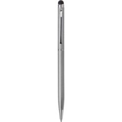 Penne personalizzate, touch pen, argento, metallo, Ø0,7 x 13,8 cm