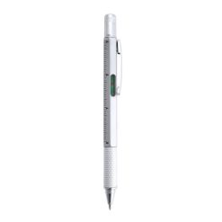 Penne personalizzate multifunzionali, argento, plastica ABS, Ø1 x 14,9 cm