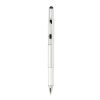 Penne personalizzate multifunzionali 5 in 1, righello, livella a bolla, cacciavite, touch pen, grigio, nero, ABS, 1.4 x 15