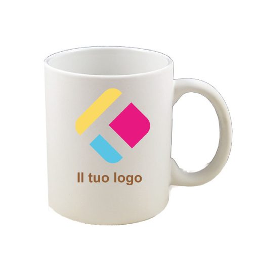 Tazza personalizzate con stampa opaca, 330 ml, Diam 9 cm, Alt(h) 9,5 cm