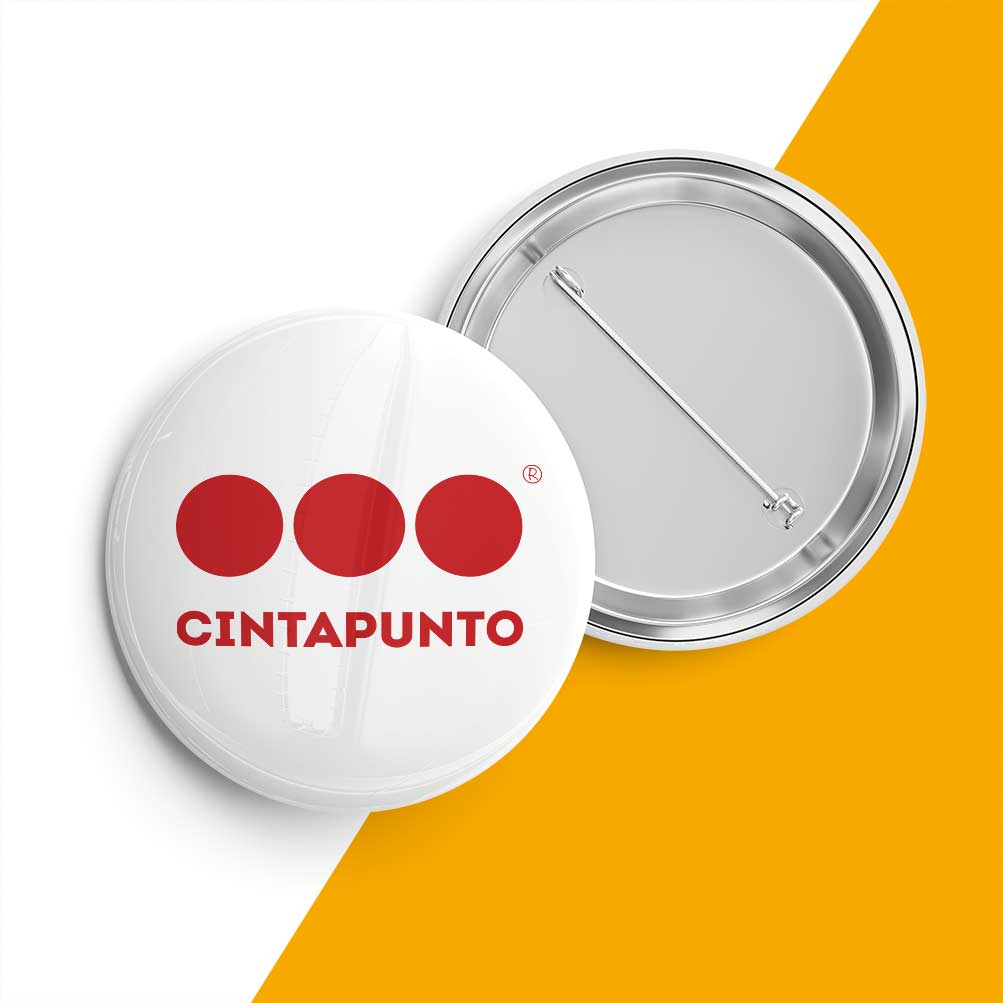 Spille personalizzate con logo - Cintapunto® Italia