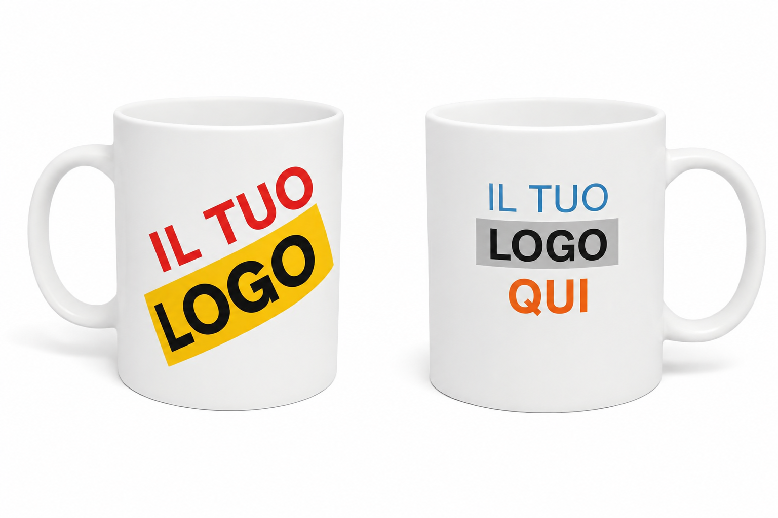 Tazze personalizzate bianche con stampa